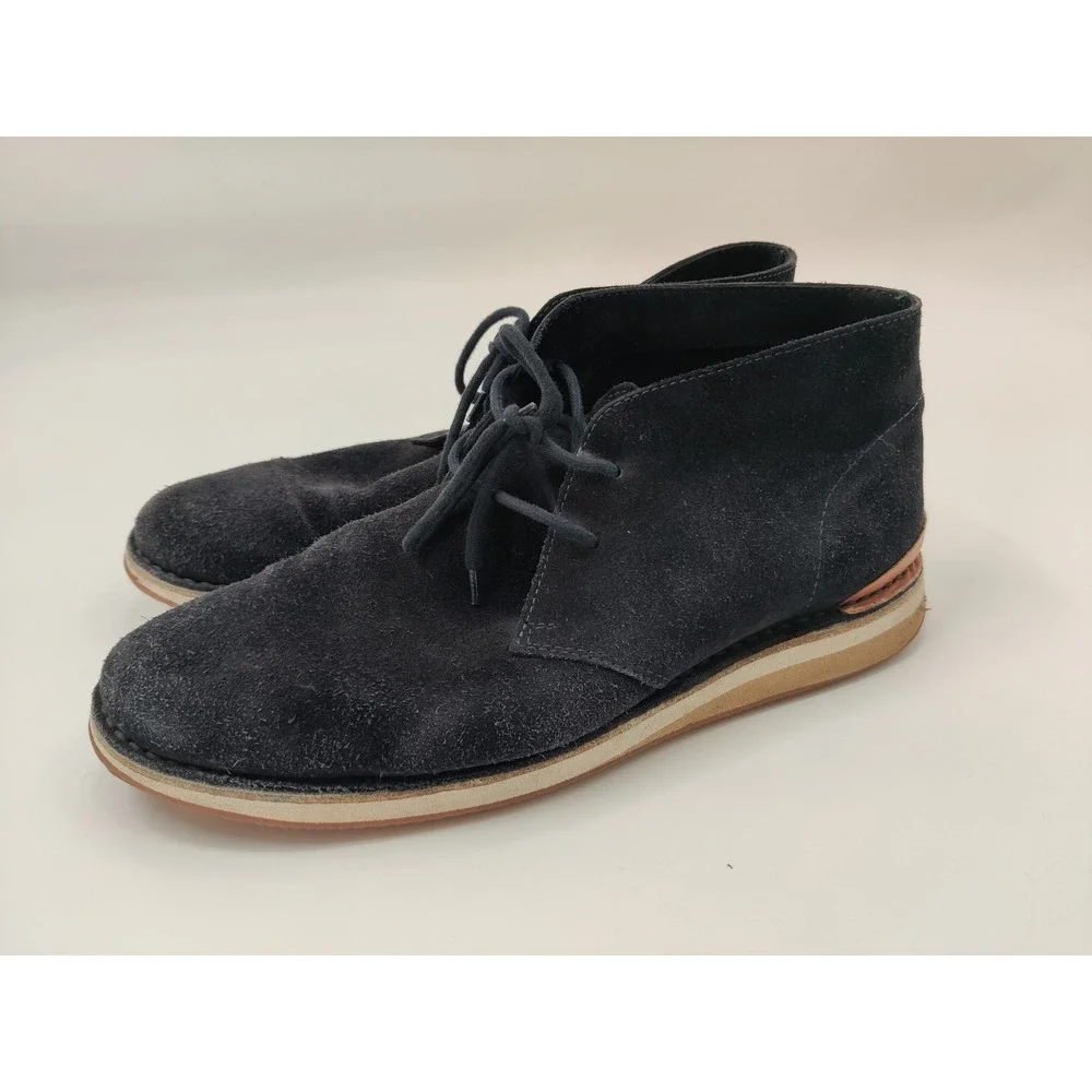 Mens Greats Chukka Boots Sz 13 Navy Suede Leather Lace Up Casual‎ Ankle Boots